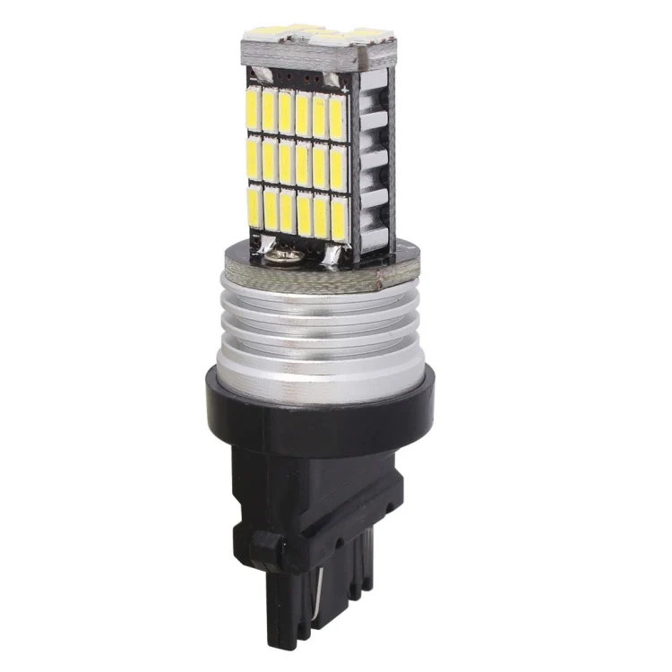 2 PCS T25 3156 9W 450LM White Light 45 LED 4014 SMD Car Brake Light Reverse Lamp Parking Light Bulb, DC 12V - Image 4