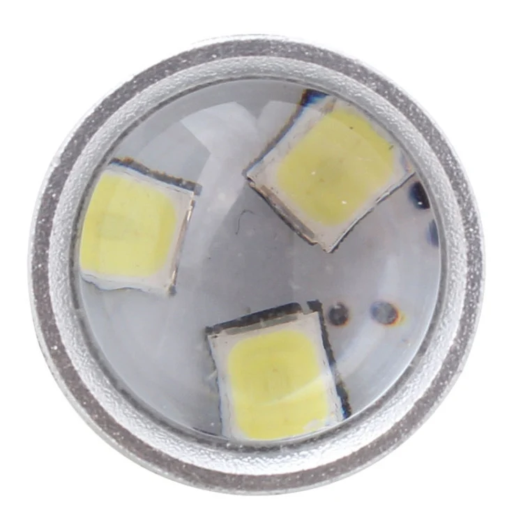 2 PCS T25 4.2W 630LM White Light Dual Wires 21 LED 2835 SMD Car Brake Light Daytime Running Light Bulb,  DC 12V - Image 4