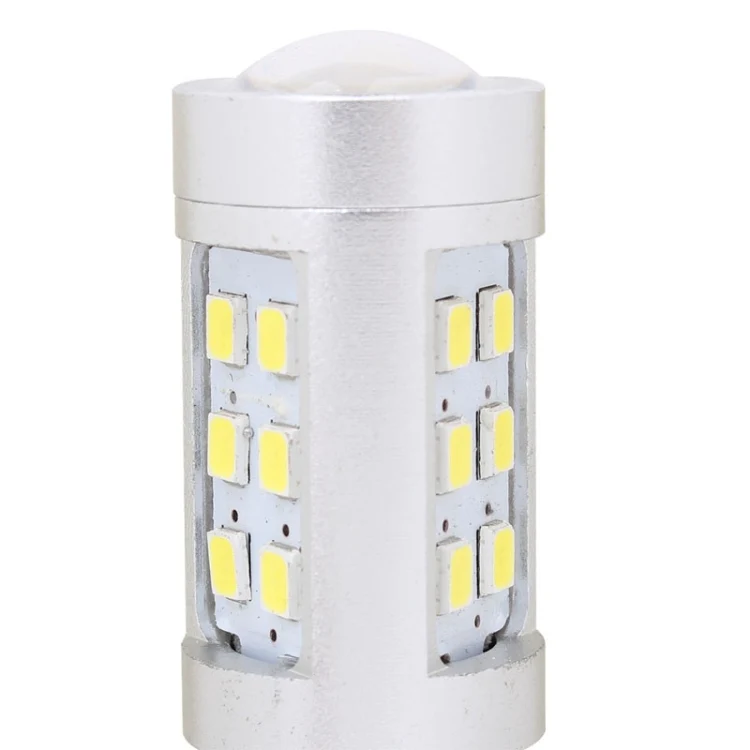 2 PCS T25 4.2W 630LM White Light Dual Wires 21 LED 2835 SMD Car Brake Light Daytime Running Light Bulb,  DC 12V - Image 5