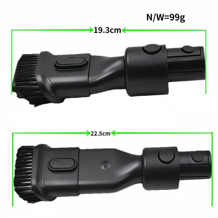 2-Piece Vacuum Attachment Kit Long Crevice Tool & Dusting Brush For Dreame R10 / R20 / T30 / V11 / V8 / H30 Vacuums - Image 4