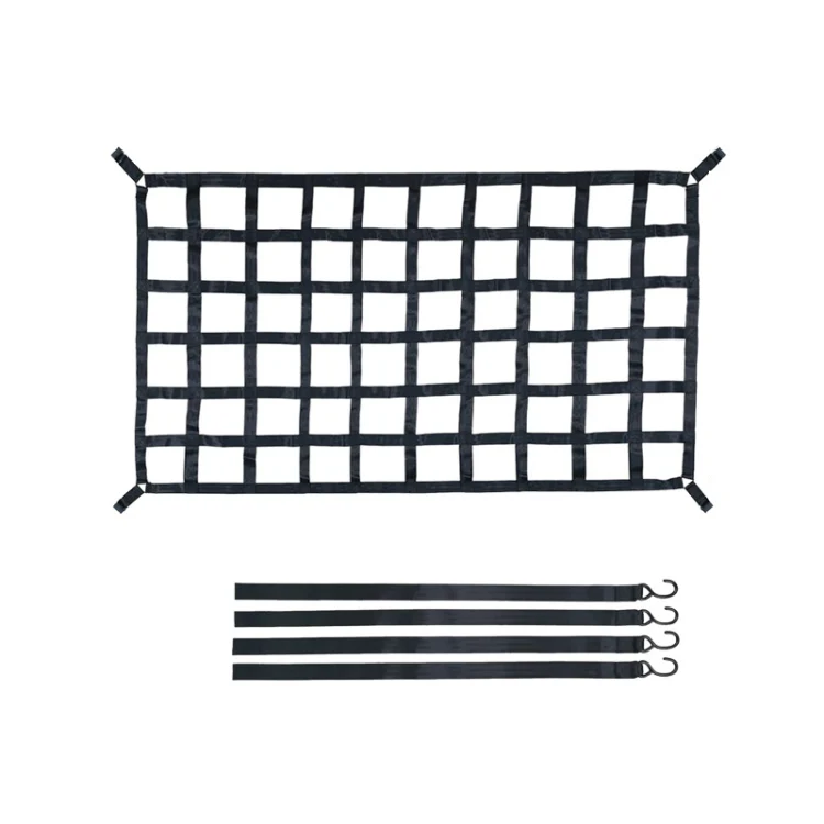 208x127cm Truck Bed Cargo Net Pickup Bed Netting Strap