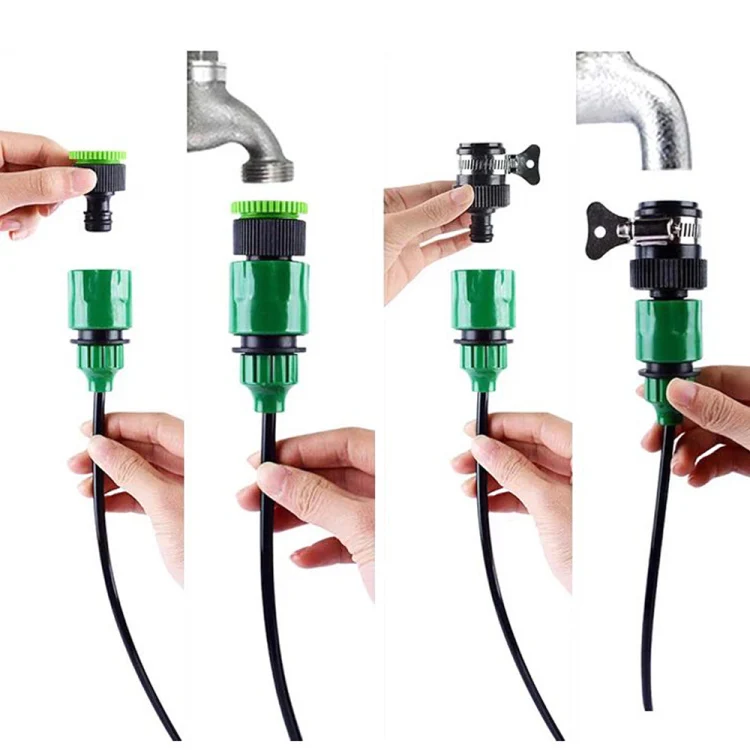 20m Kit Hose Drip Irrigation System Plant Watering Set 360 Degree Adjustable Drippers - Image 5