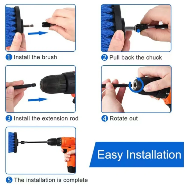 21 PCS / Set A Outlet Slit Cleaning Brush Drilling Brush - Image 6