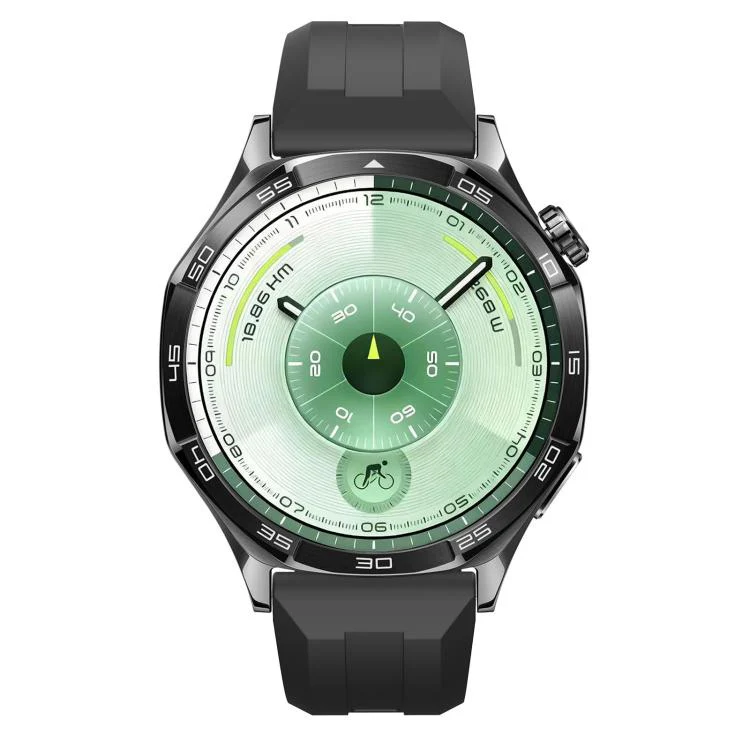 22mm Vertical Stripes Silver Buckle Solid Color Silicone Watch Band(Black) - Image 4