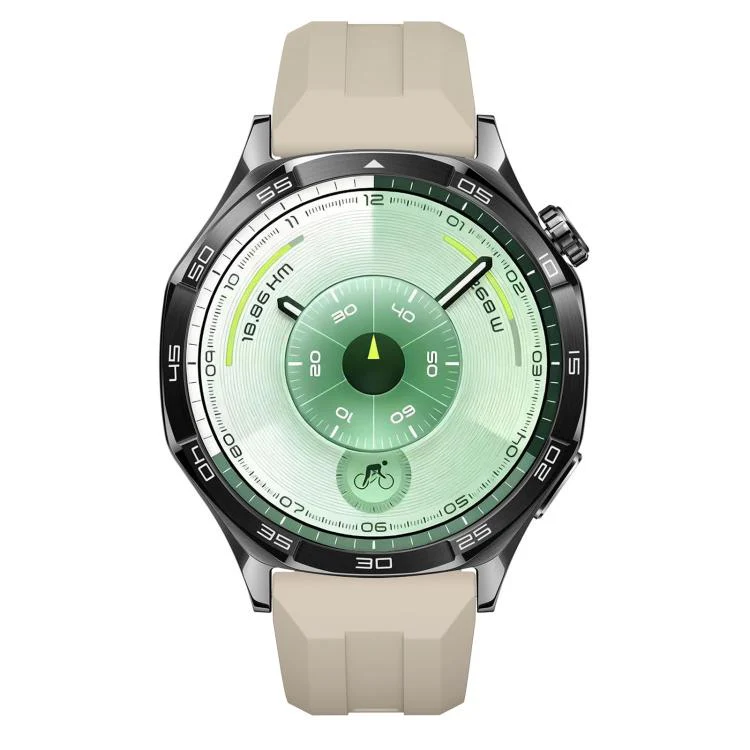 22mm Vertical Stripes Silver Buckle Solid Color Silicone Watch Band(Cangshan Grey) - Image 4
