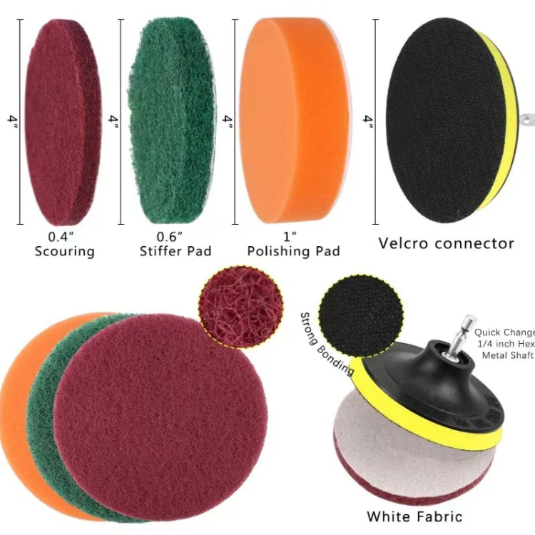 23 PCS / Set Car Tire Slits Multi-Function Cleaning Brush - Image 3
