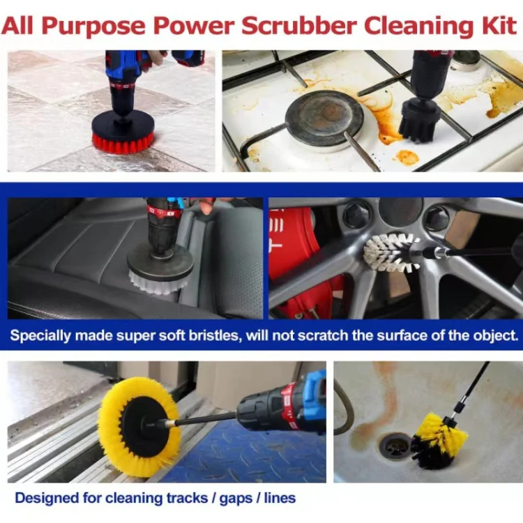 23 PCS / Set Car Tire Slits Multi-Function Cleaning Brush - Image 6