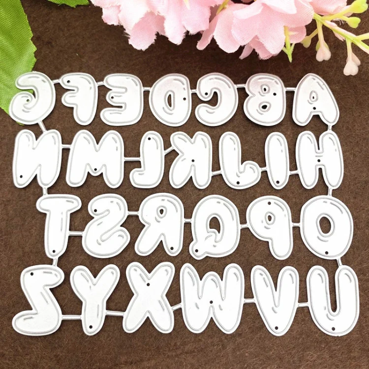 26 Letters Handmade Fabric Leather Cutting Die Paper Quilling Tool - Image 4