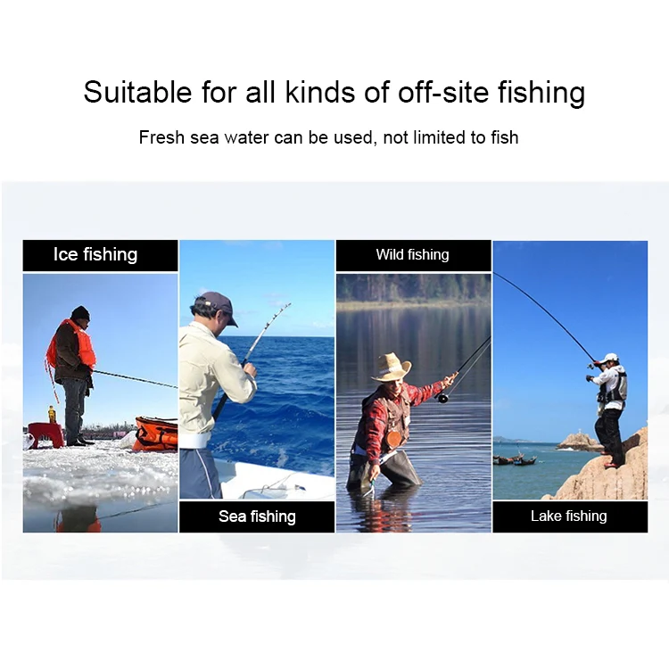 27cm Portable Ice Fishing Rod Shrimp Rod Lure Rod Fishing Gear Fittings , Extension Length : 60 cm - Image 8