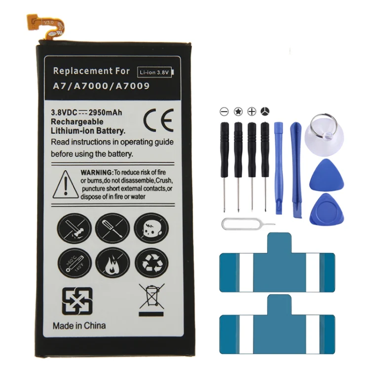 2950mAh High Capacity Rechargeable Li-ion Battery for Galaxy A7 / A700 / A700S