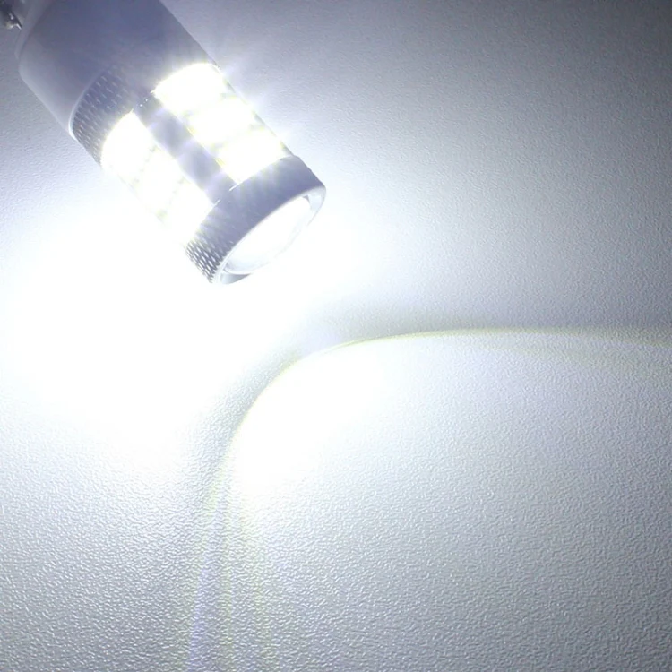 2PCS 1156 10W 540LM White Light 54 LED 4014 SMD Car Brake Light Steering Light Bulb, DC 12V - Image 7