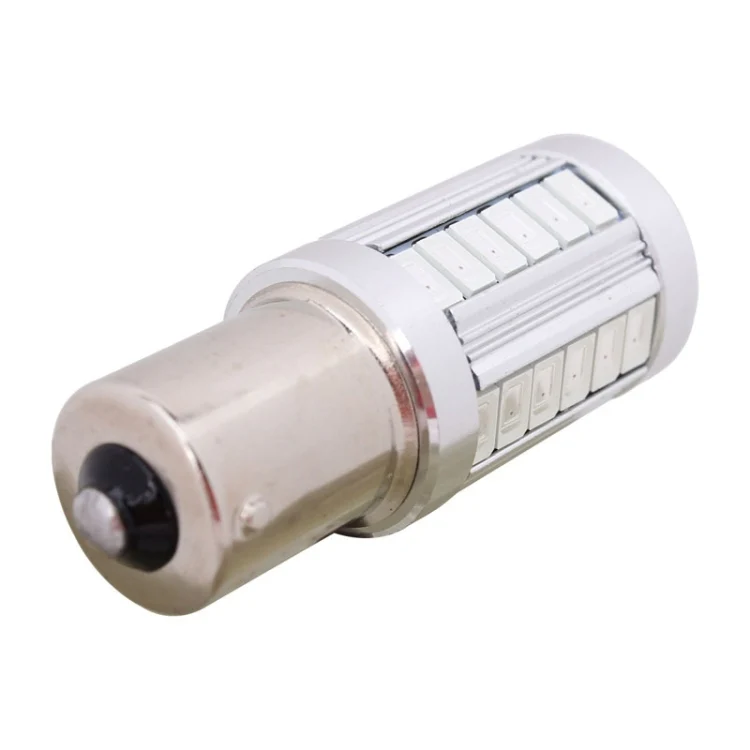 2PCS 1156/BA15S 16.5W 1155LM 630-660nm 33 LED SMD 5630 Red Light Car Brake Light Lamp Bulb for Vehicles , DC12V(Red Light) - Image 3