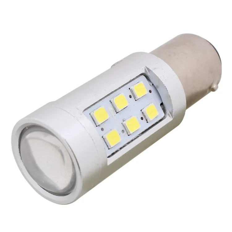 2PCS 1157/BAY15D 4.2W 630LM White Light 21 LED 2835 SMD Car Brake Light Steering Light Bulb,  DC 12V - Image 2