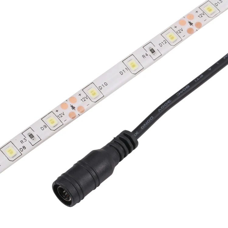 2pcs Bare Board 2835 SMD Dimmable White Light / Warm Light LED Rope Light, 60 LED/m, Length: 5m, 12V 2A 100-240V(US Plug) - Image 4