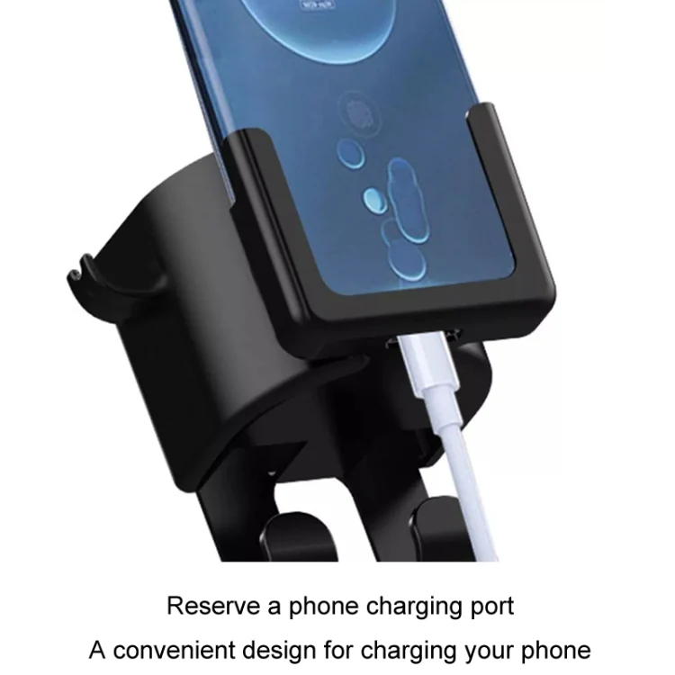 2pcs Car Multifunctional Cup Holder Storage Hook Mobile Phone Holder(Black) - Image 4