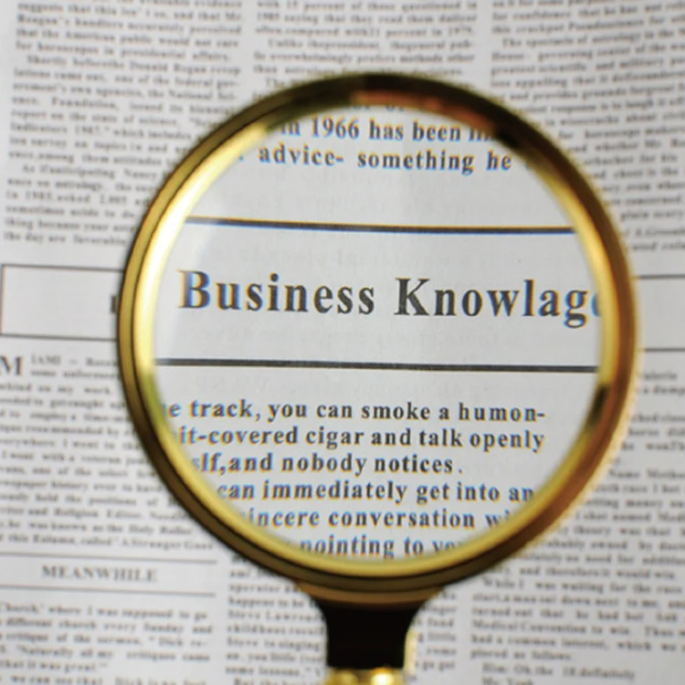 2pcs Elderly Reading Books Handheld Magnifier, Diameter:100mm(Removable Handle) - Image 6