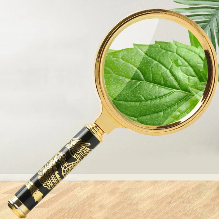 2pcs Elderly Reading Books Handheld Magnifier, Diameter:80mm(Removable Handle) - Image 7