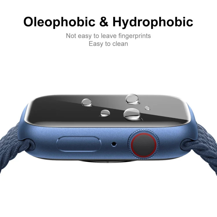 2pcs ENKAY Hat-Prince Case Friendly 3D Full Screen PET Curved Hot Bending HD Screen Protector Film For Apple Watch Series 9 / 8 / 7 41mm(Transparent) - Image 5