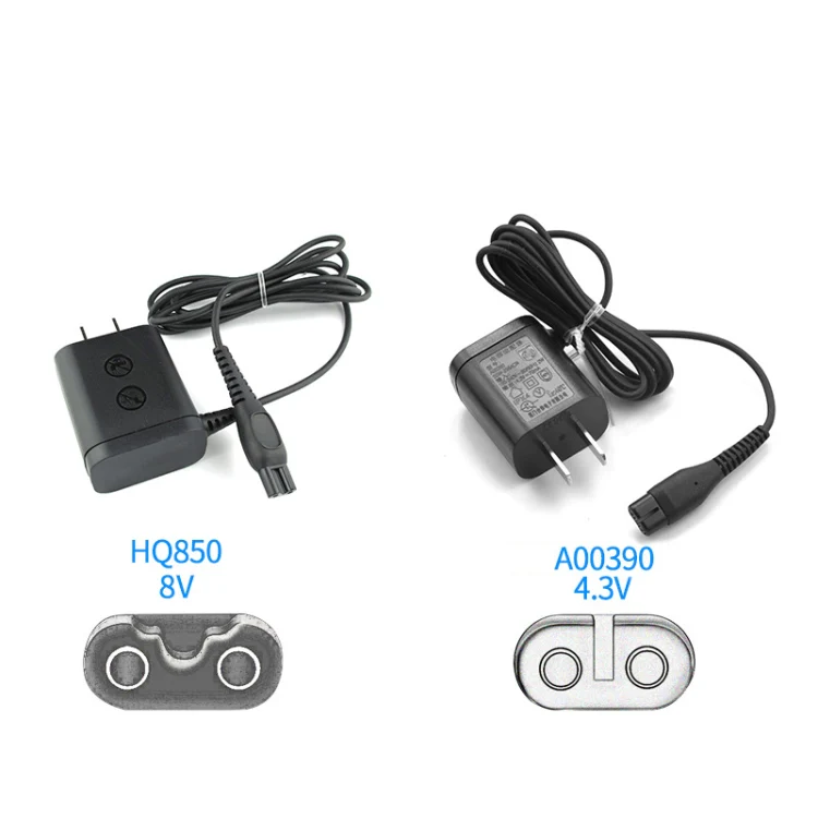 2pcs HQ850 8V Shaver Charger Adapter for PHILIPS HQ915 HQ916 HQ988 HQ909 S5077,US Plug - Image 4