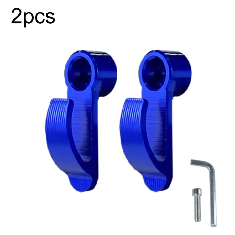 2pcs Motorcycle Modified Helmet Hook Scooter Side Storage Hook(Blue)