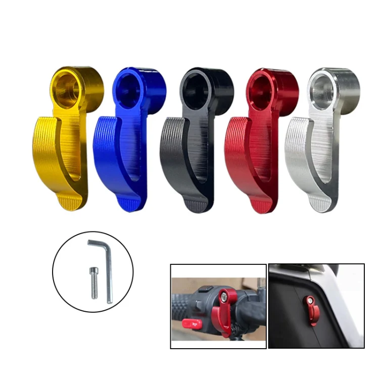2pcs Motorcycle Modified Helmet Hook Scooter Side Storage Hook(Gold) - Image 2