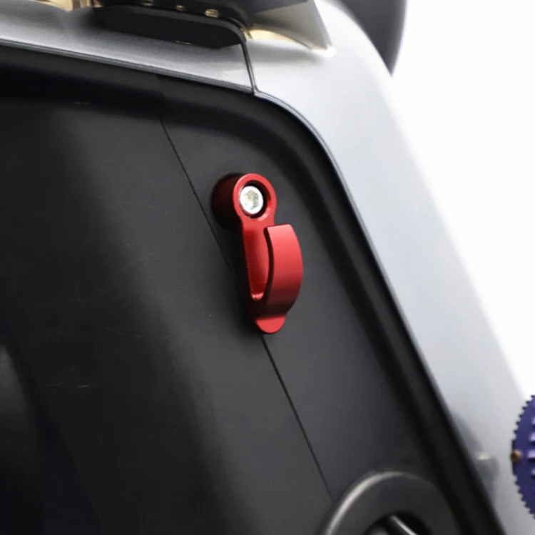 2pcs Motorcycle Modified Helmet Hook Scooter Side Storage Hook(Red) - Image 5