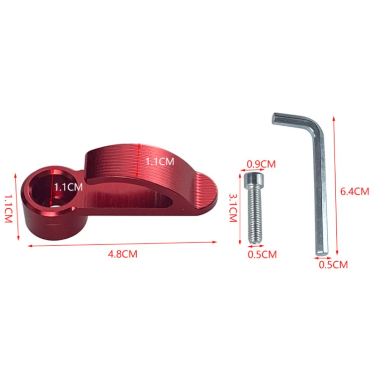 2pcs Motorcycle Modified Helmet Hook Scooter Side Storage Hook(Silver) - Image 3