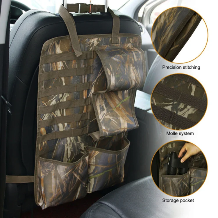 2pcs / Set Car Front Seat Back Camouflage Storage Bag Car Hanging Organiser(Camouflage) - Image 4
