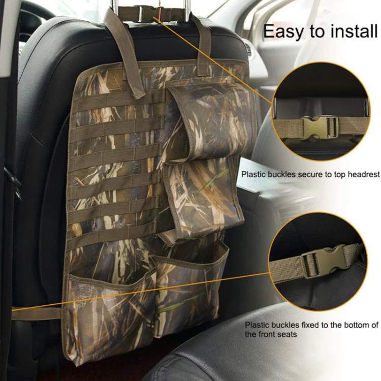 2pcs / Set Car Front Seat Back Camouflage Storage Bag Car Hanging Organiser(Camouflage) - Image 5