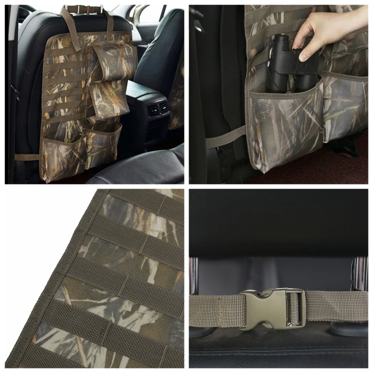 2pcs / Set Car Front Seat Back Camouflage Storage Bag Car Hanging Organiser(Camouflage) - Image 7