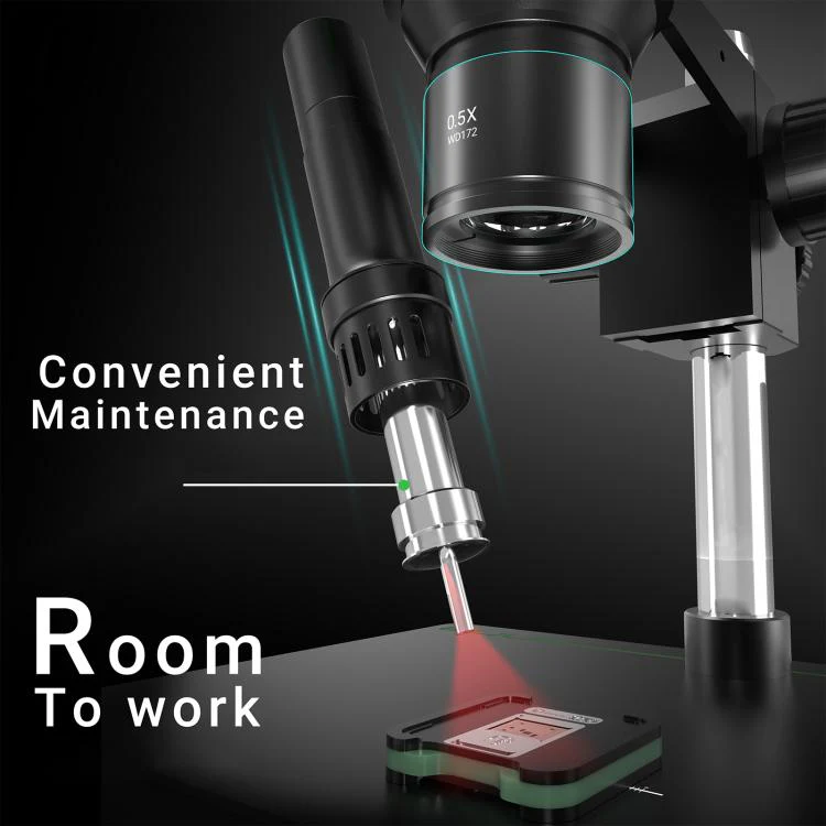 2uul MS05 55MM WD172 0.5X Lens for 2uul MC7060 Microscope - Image 3