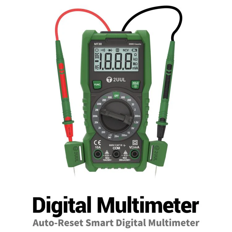 2UUL MT30 Auto-Reset Smart Auto-Range Digital Multimeter - Image 2