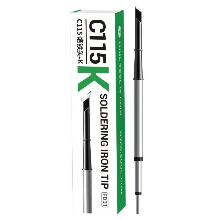 2UUL Soldering Iron Tip For C115 Soldering Station Handle, Model:FD31-K