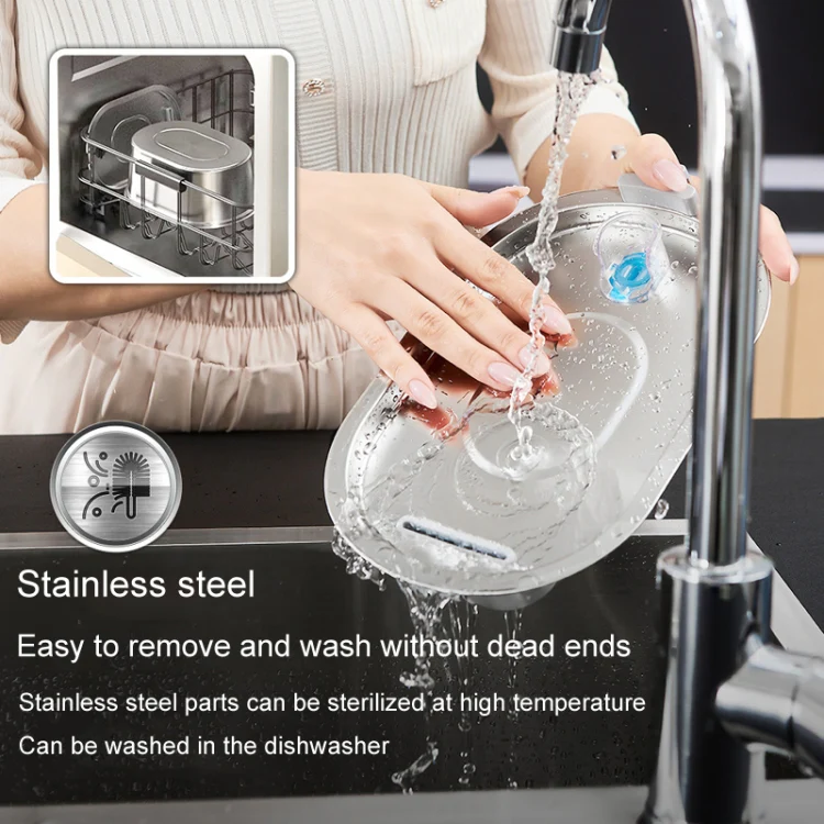 3.2L Stainless Steel Faucet Pet Water Fountain Quiet Cats Water Dispenser(USB Port) - Image 10
