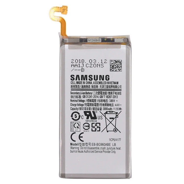 3.85V 3000mAh for Galaxy S9 Rechargeable Li-ion Battery - Image 2