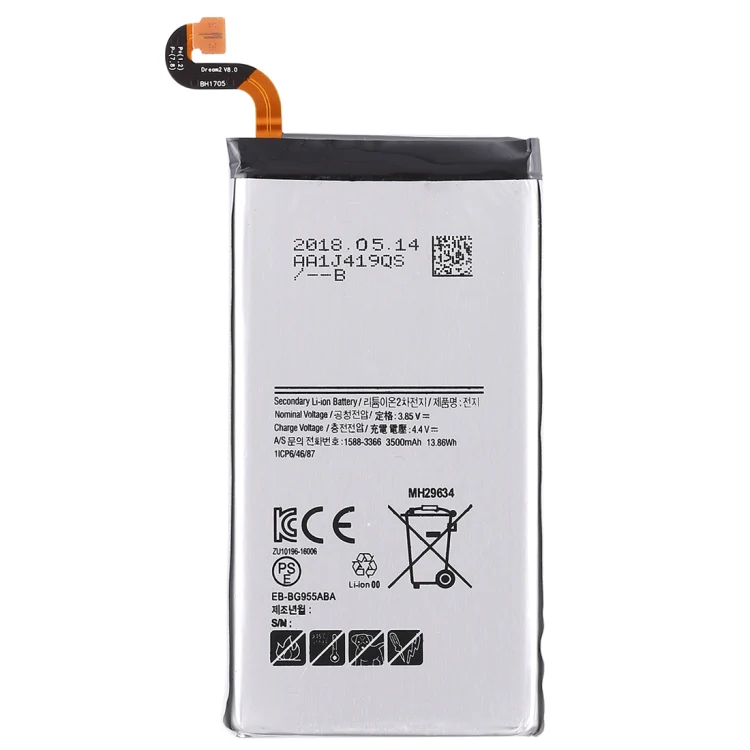 3.85V 3500mAh for Galaxy S8+ Rechargeable Li-ion Battery - Image 2