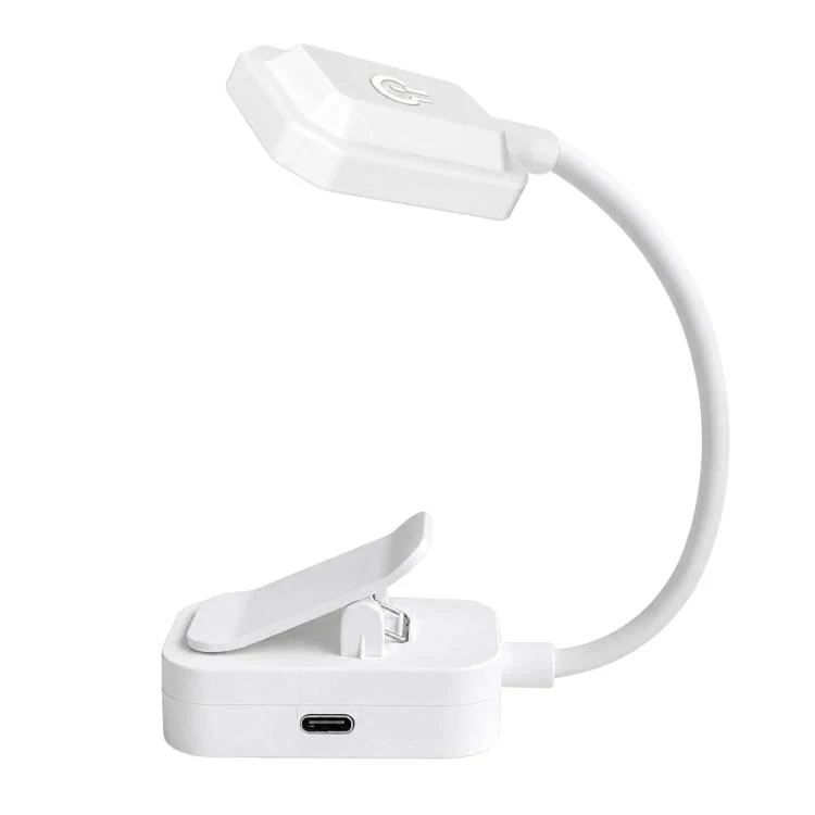 3 Color Temperature LED Clip On Lamp Eye-Caring Reading Light For Student Dormitory, Spec: 600mAh(Vertical) - Image 2