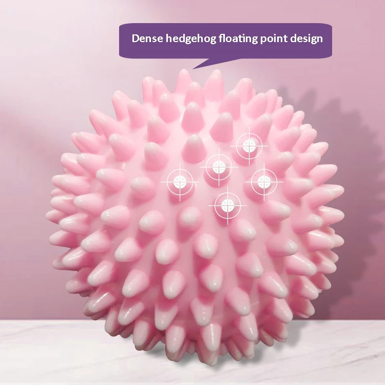 3 in 1 Eva Foam Roller Hollow Muscle Relaxation Roller Yoga Column Set, Length: 45cm (Pink Wolf Tooth) - Image 6