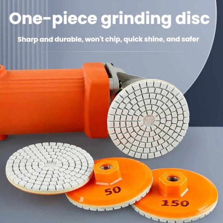 3 inch 8cm One-piece Diamond Dry Grinding Disc Tile Edge Grinding Disc, Mesh: 300 - Image 3