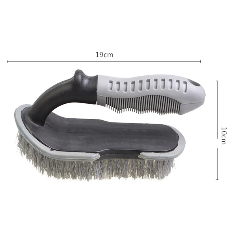 3 PCS Car Tire Brush Carpet Foot Pad Brush, Style: DM-093 Large U-shaped Brush - Image 3