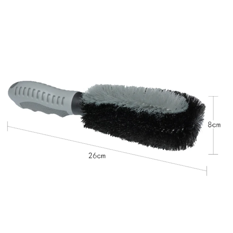 3 PCS Car Tire Brush Carpet Foot Pad Brush, Style: DM-118 Double Twisted Wire Brush - Image 3
