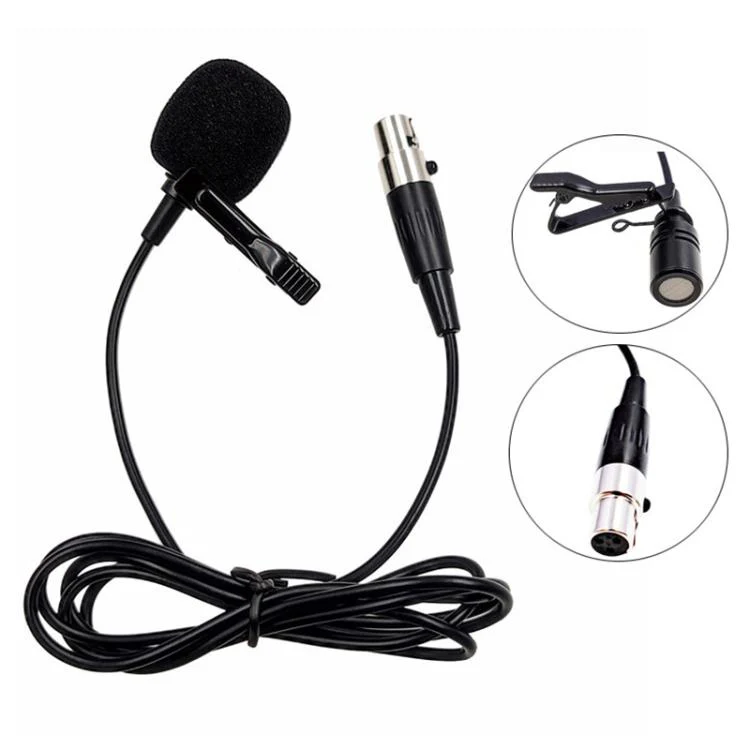 3 Pin XLR Head Metal Lavalier Microphone, Cable Length: 1.5m - Image 2