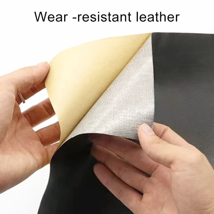 30 x 137cm Self Adhesive Leather for Sofa Repair Patch Car Seat PVC Leather Sticker(Dark Brown) - Image 4