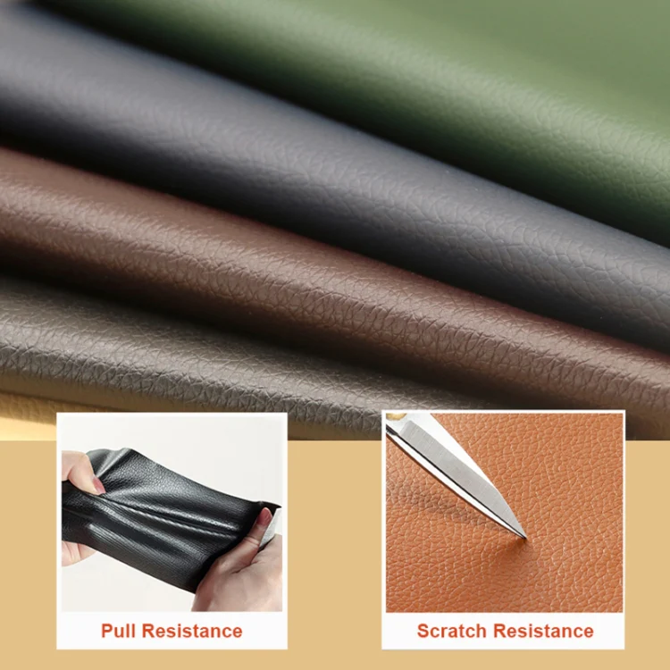 30 x 137cm Self Adhesive Leather for Sofa Repair Patch Car Seat PVC Leather Sticker(Dark Brown) - Image 5