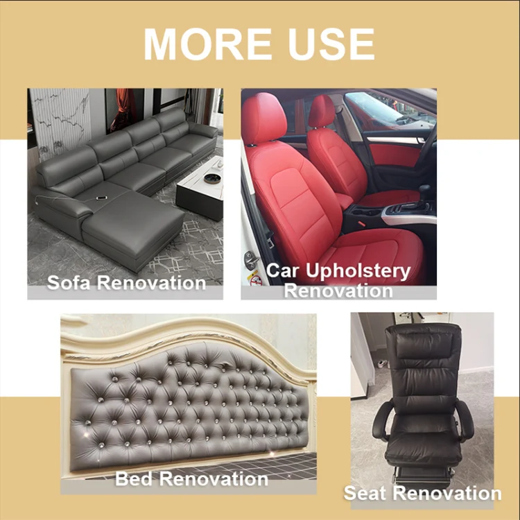30 x 137cm Self Adhesive Leather for Sofa Repair Patch Car Seat PVC Leather Sticker(Dark Brown) - Image 8