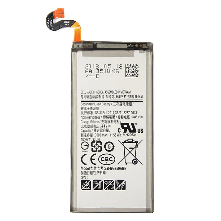 3000mAh Li-Polymer Battery EB-BG950ABE for Samsung Galaxy S8 / G950F / G950A / G950V / G950U / G950T - Image 2