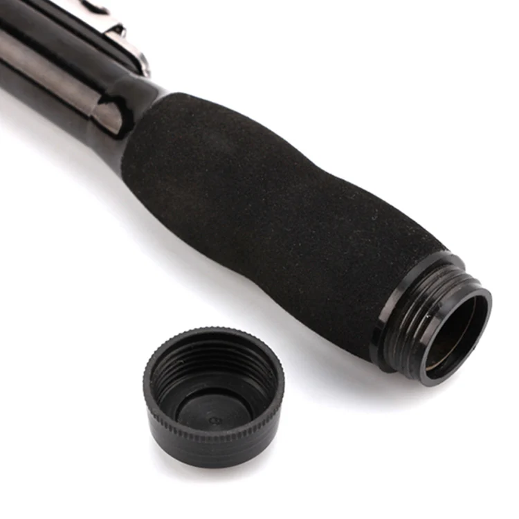 30cm Portable Telescopic Sea Fishing Rod Mini Fishing Pole, Extended Length : 1.0m, Black Tube-type Reel Seat - Image 3