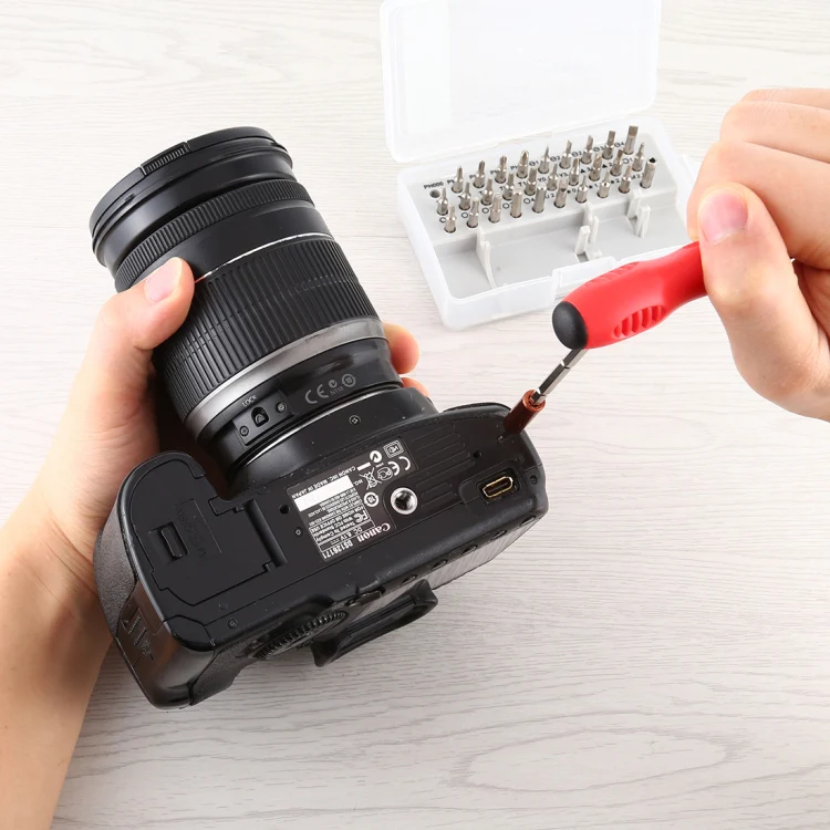 32-in-1 CRV Steel Mobile Phone Disassembly Repair Tool Multi-function Combination Screwdriver Set(Gray Green) - Image 12