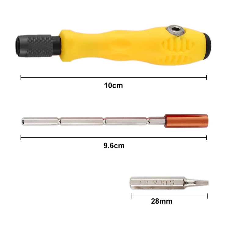 32-in-1 CRV Steel Mobile Phone Disassembly Repair Tool Multi-function Combination Screwdriver Set(Gray Green) - Image 7