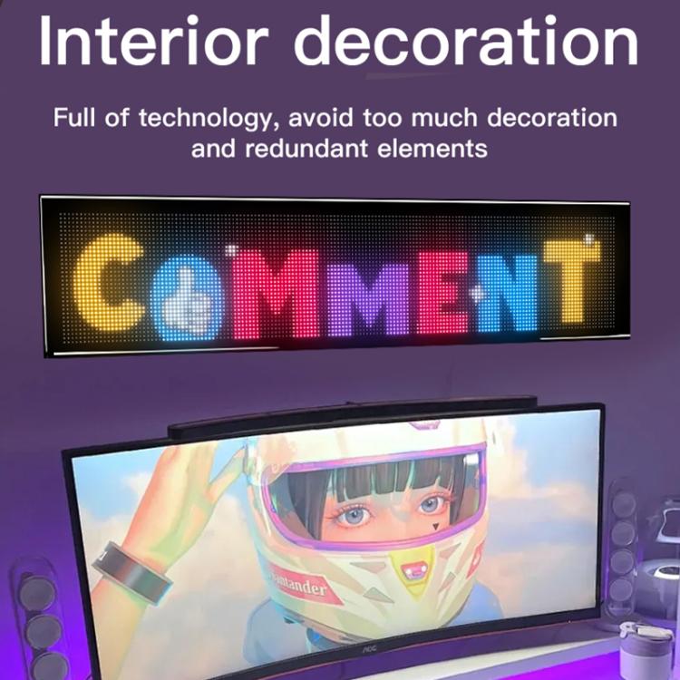 32x160 Pixels Double Row Ultra-Thin Waterproof LED Flexible Advertising Matrix Display Screen(UK Plug) - Image 8